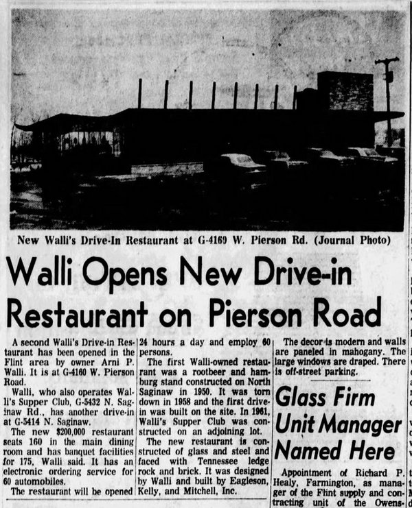 Wallis Drive-In - Mar 29 1964 Article